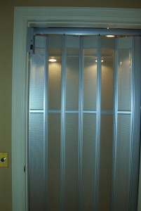 Home elevator with a gate