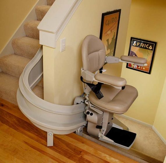 bruno curved stair lift 023a02310